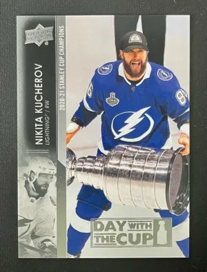 2021-22 Upper Deck Nikita Kucherov Day with the Cup #DC-2 front